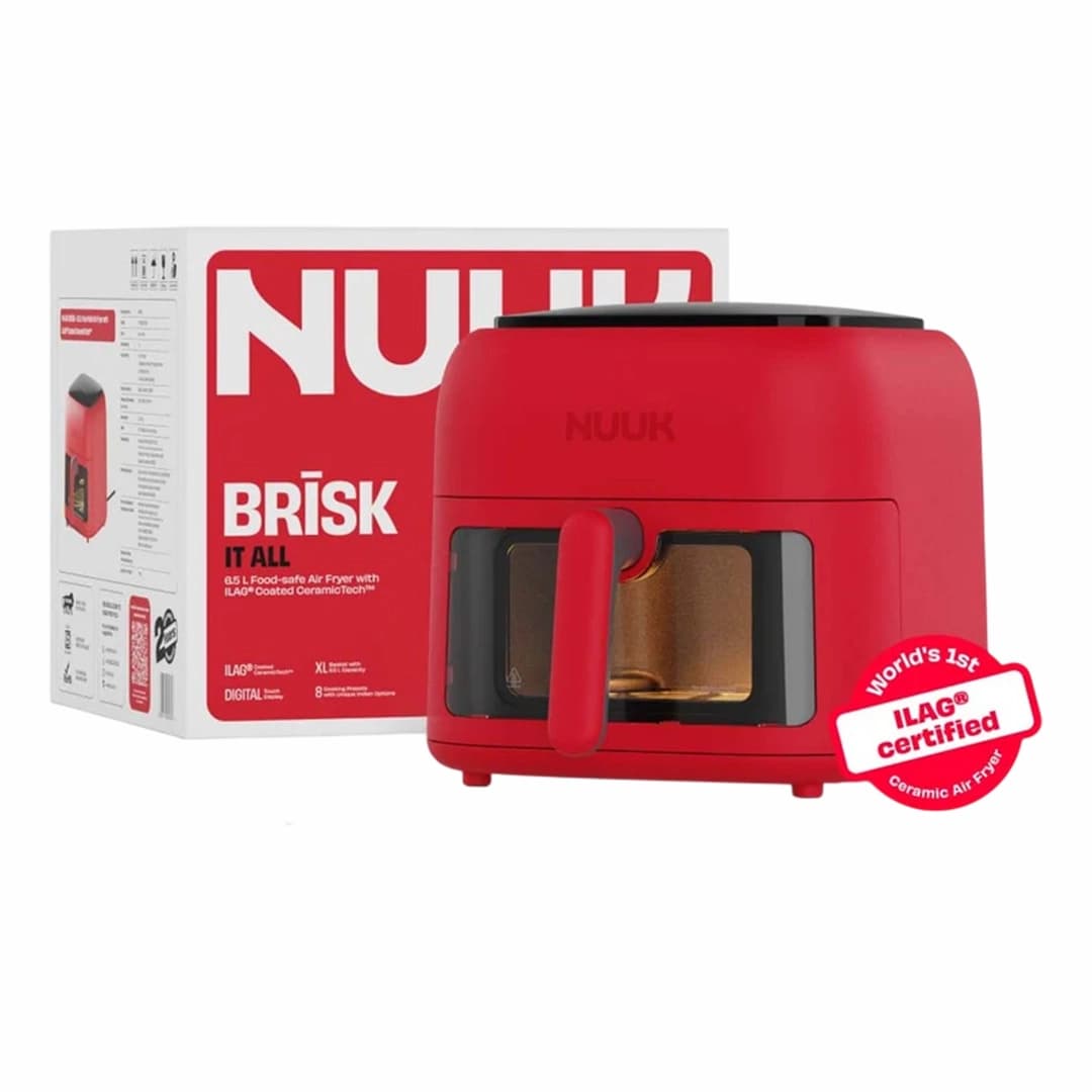 Nuuk BRISK World’s 1st ILAG® Certified Food-Safe Ceramic Air Fryer