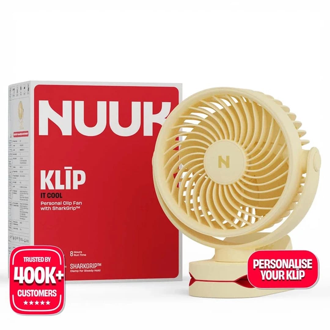 Nuuk KLIP Personal Clip Fan with SharkGrip