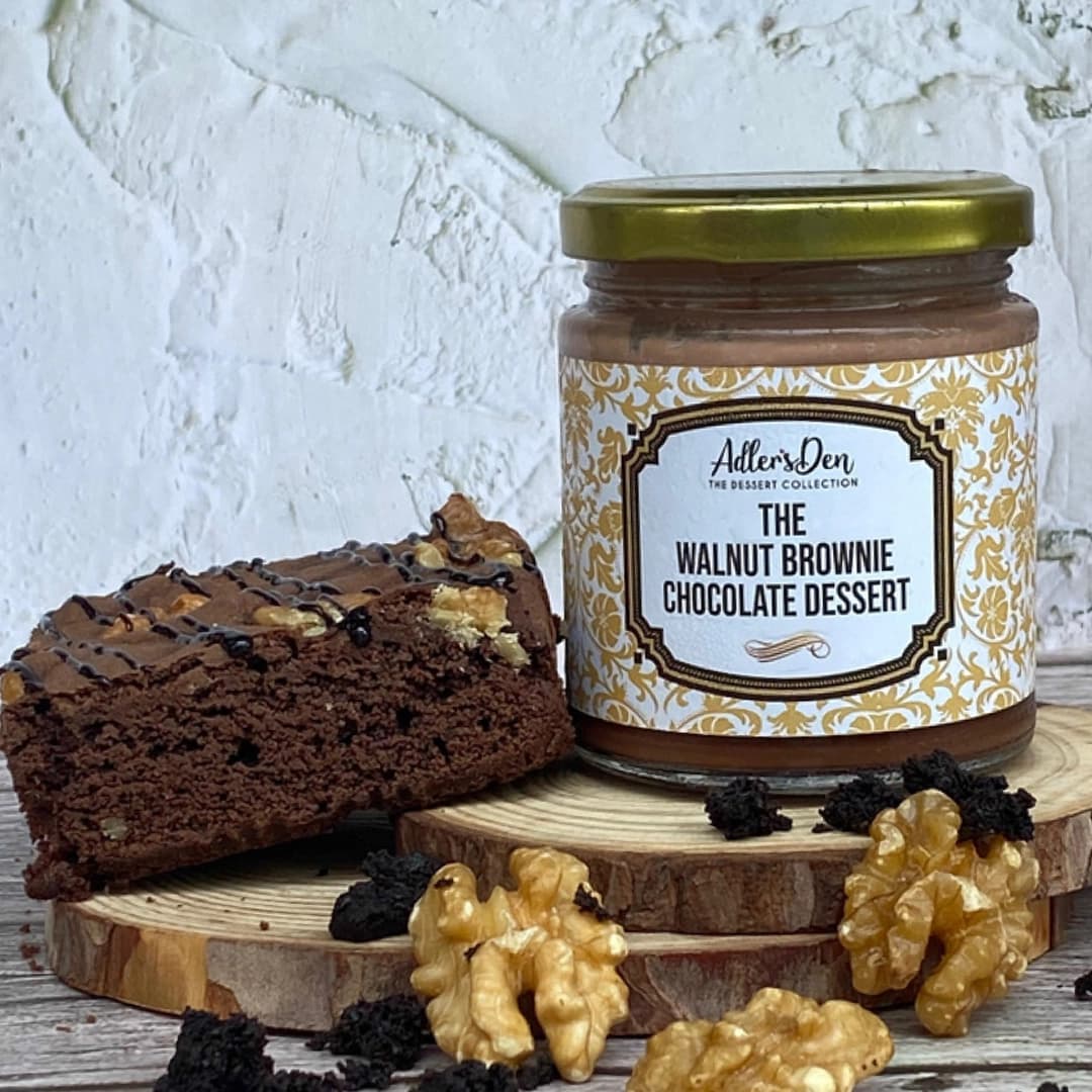 Adler’s Den The Walnut Brownie Chocolate Dessert – 125ml Jar 100g